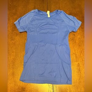 Lululemon Athletica Blue Performance Top Swiftly Tee